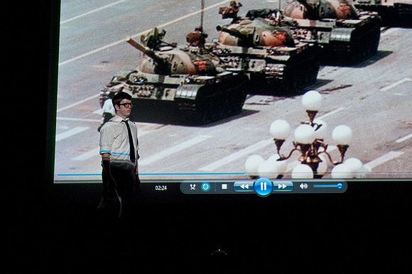 Charlie Ross as Tank Man